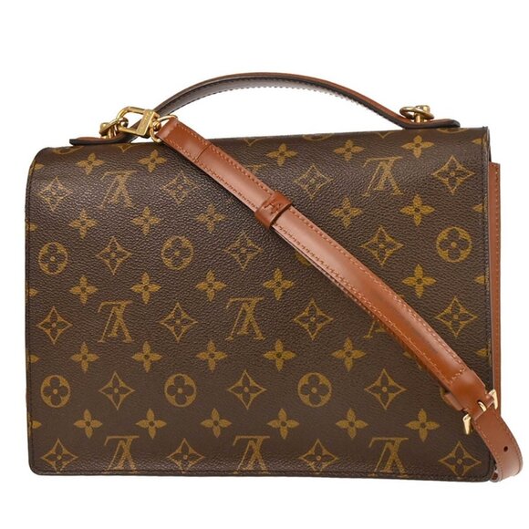 Louis Vuitton Monogram Monceau 28 Business Handbag - Picture 3 of 12